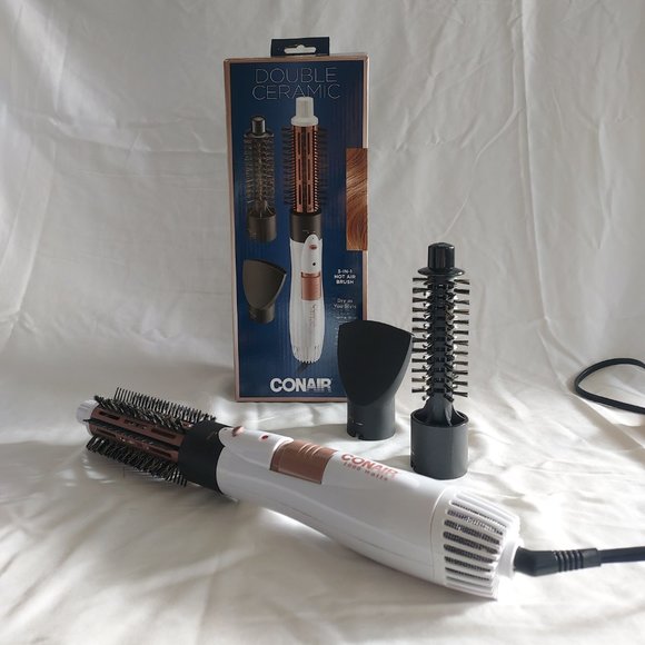 Conair Double Ceramic Heat Styling Brush - Picture 1 of 5